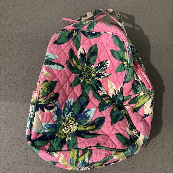 VERA BRADLEY Tropical Paradise Lunch Bunch Insulated Bag Tote Cotton - Picture 2 of 6